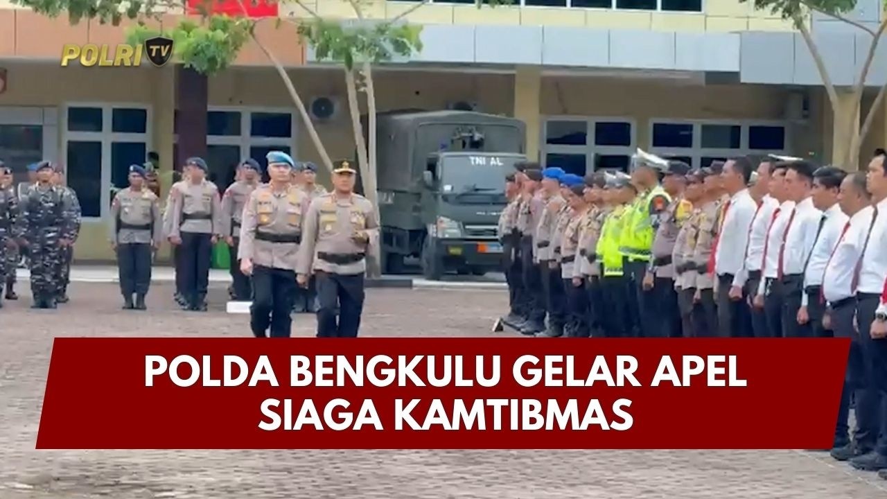 PRESISI UPDATE : POLDA BENGKULU GELAR APEL SIAGA KAMTIBMAS 28/02/2026 (18.18)