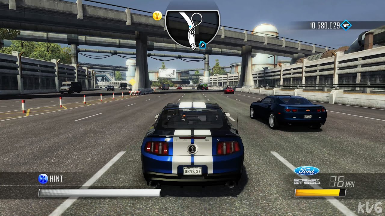 Driver San Francisco - Ford Shelby GT500 - Open World Free Roam Gameplay (PC UHD) [4K60FPS]