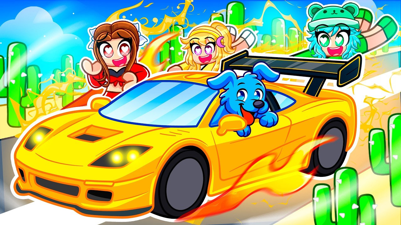 I Became A DOG And Used The NEW VELARE CAR In A Dusty Trip! (Roblox)