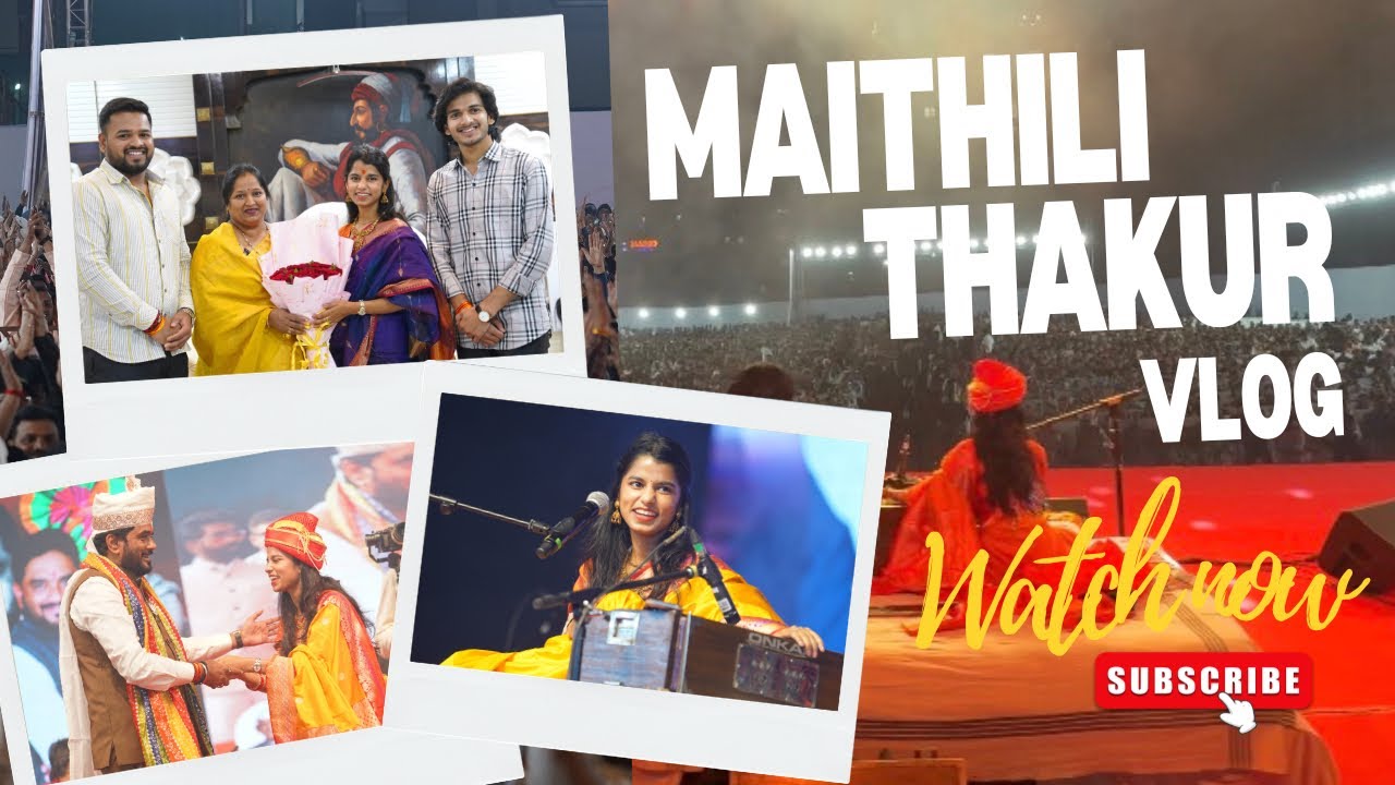 Maithili Thakur in Pune ❤️ | The Most Awaited Vlog of the Year! 🔥 