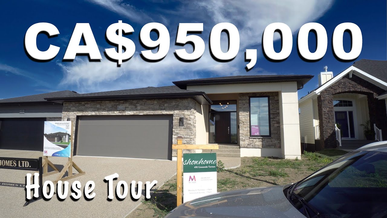 Brand new luxury home. Regina, Saskatchewan, Canada, 4 Beds 3 Baths. 490 Greenside Terrace.