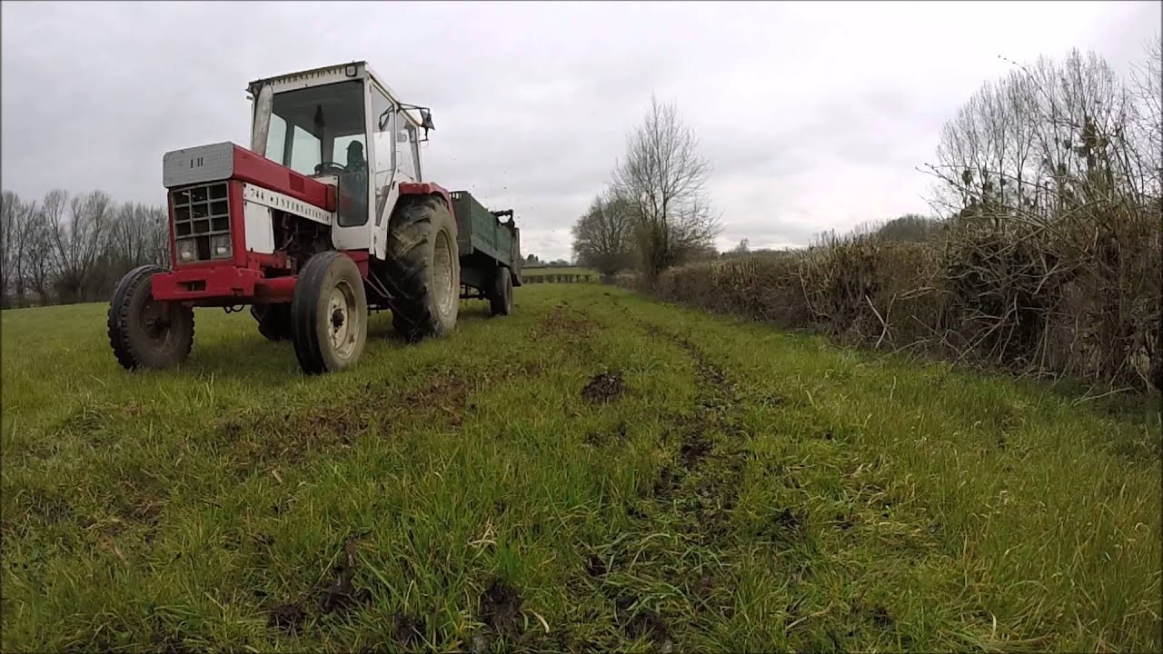[GOPRO] épandage de fumier 2016 ih 744 renault 651