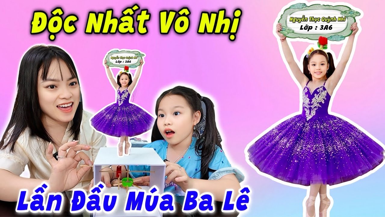 Troll Mẹ Hằng - Lần Đâu tiên Quỳnh Nhi Được Múa Ba Lê