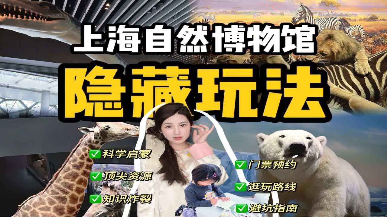 来上海必去自然博物馆｜天花板攻略