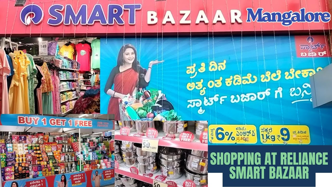 Shopping at Reliance Smart Bazaar in Mangalore I Attavar Reliance Jio Mart I #reliance #jiomart