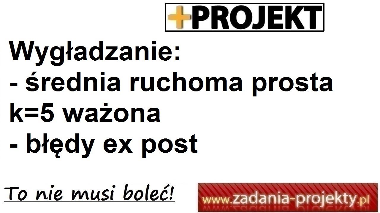 Wygładzanie - średnia ruchoma prosta k=5 ważona z wagami wykres RMSE  RMSPE MAPE dopasowanie