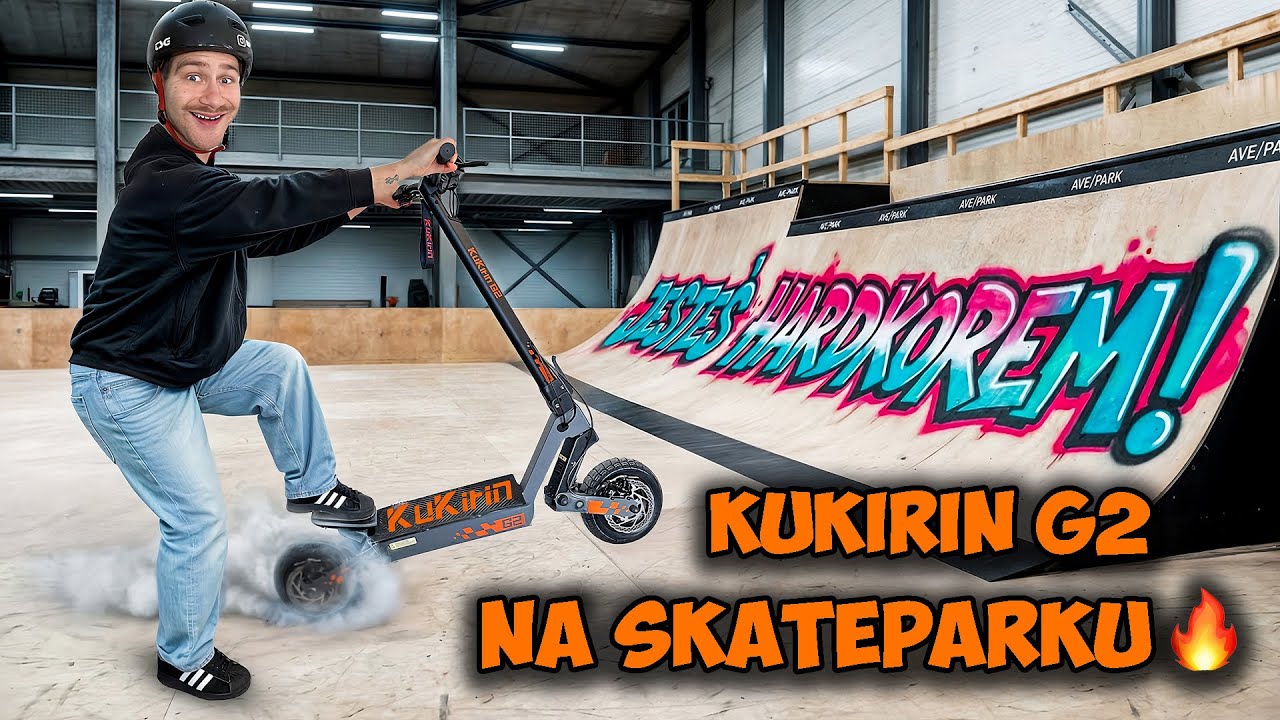 TEST KuKirin'a G2 na SKATEPARKU 🤪
