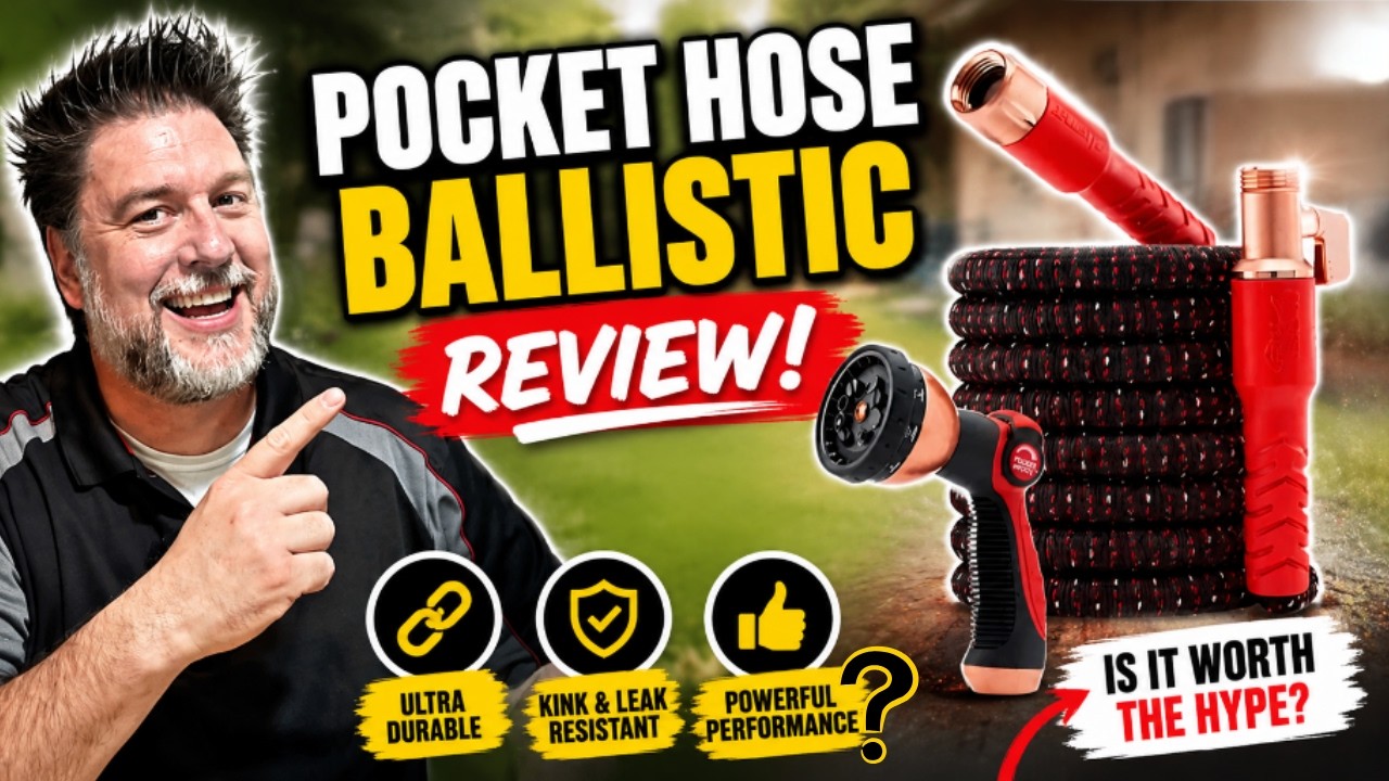 💦 Обзор шланга Pocket Hose Ballistic 🚿 | Смотрите перед покупкой! Достигает ли он 50 футов? 🤔⚠️