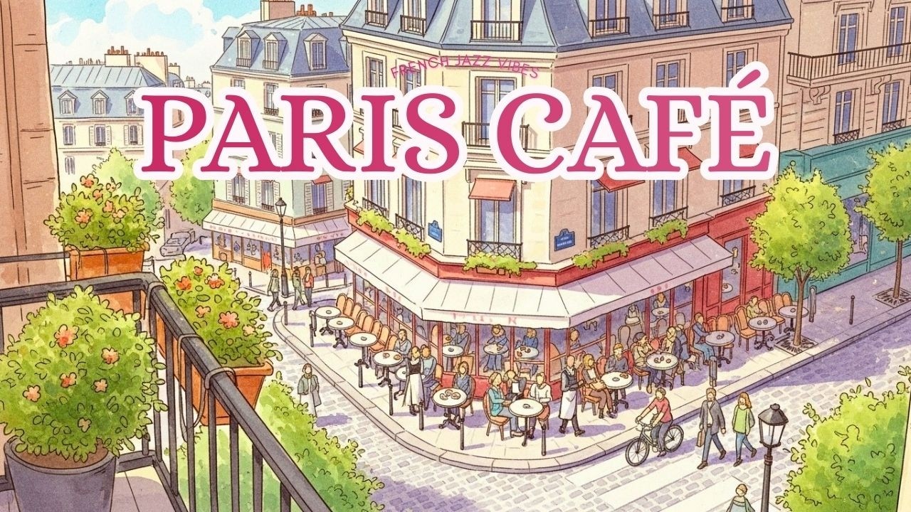 𝐏𝐚𝐫𝐢𝐬 𝐂𝐚𝐟𝐞́ ☕French Instrumental Music — Coffee Playlist | Study, Work & Relax