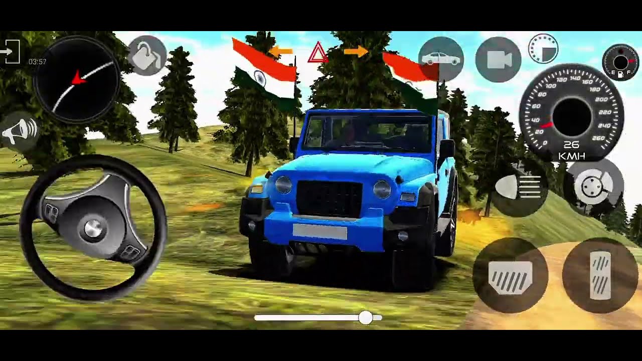 Mahindra Thar Gameplay 2026 💙 | Forest Off-Road Adventure