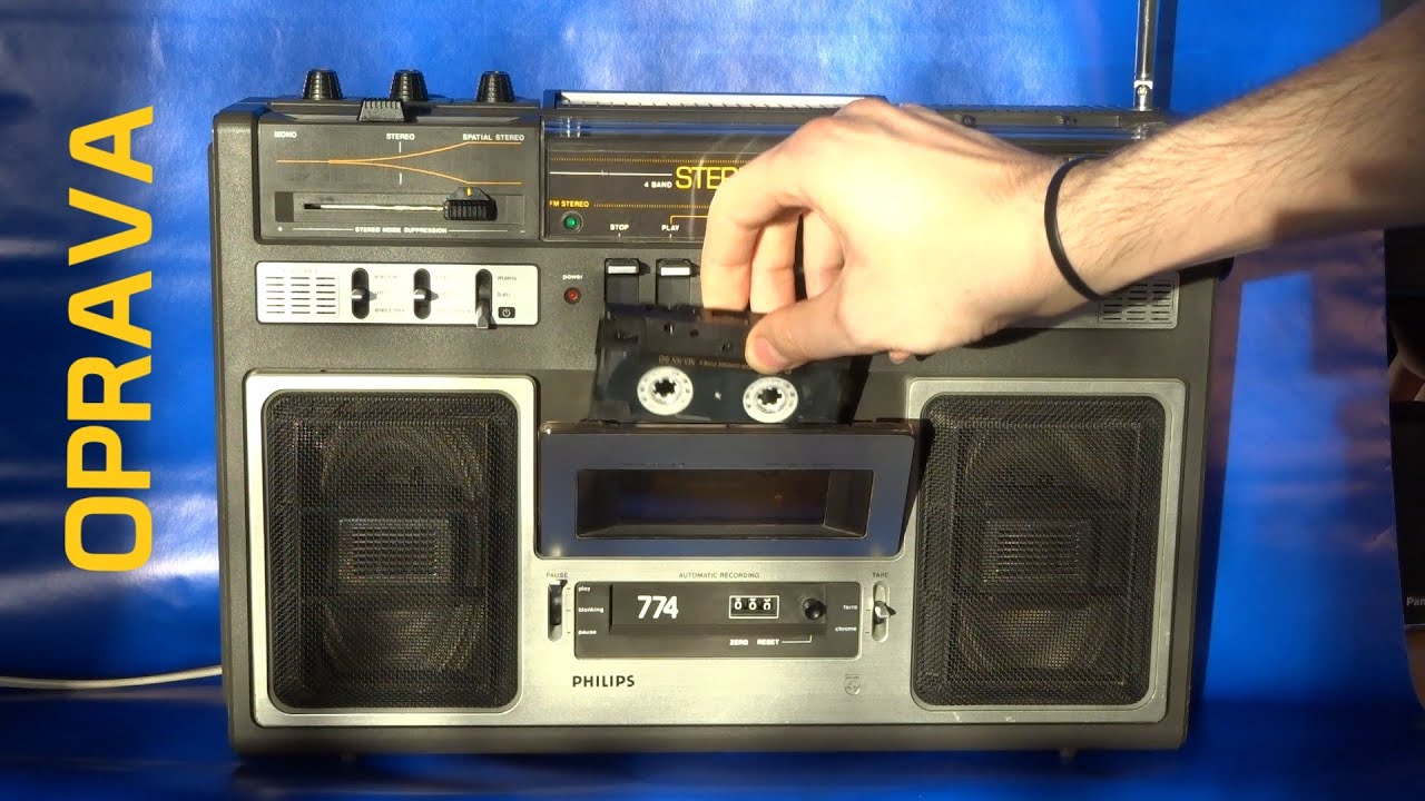 Philips 22 AR 774 - oprava radiomagnetofonu