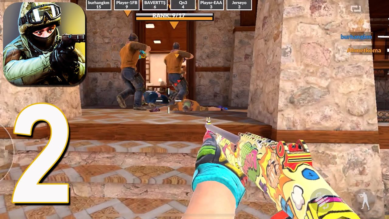 Critical Strike CS: Online FPS - Gameplay Walkthrough Part 2 - Arms Race Event(iOS, Android)