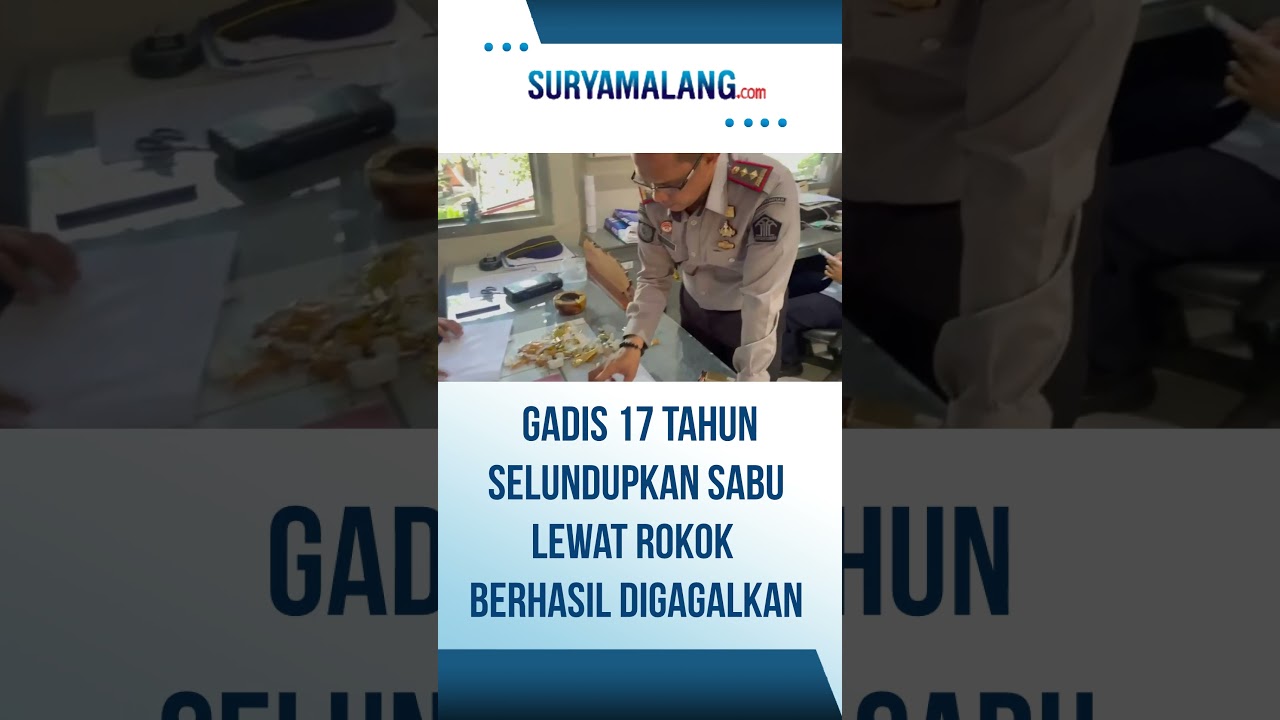 Petugas Lapas Tulungagung Gagalkan Upaya Gadis 17 Tahun Ini Menyelundupkan Sabu-sabu Lewat Rokok