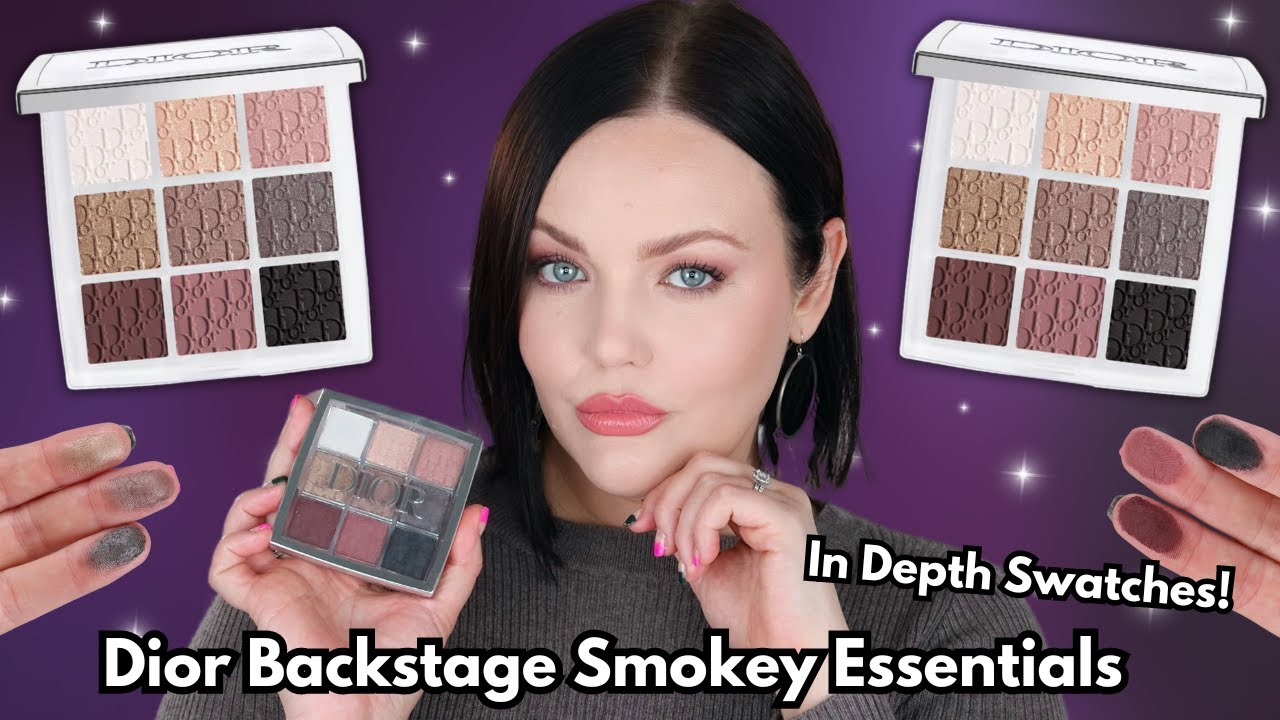 Dior Backstage Smoky Essentials 002 Palette! In Depth Swatches, Look & Honest Review