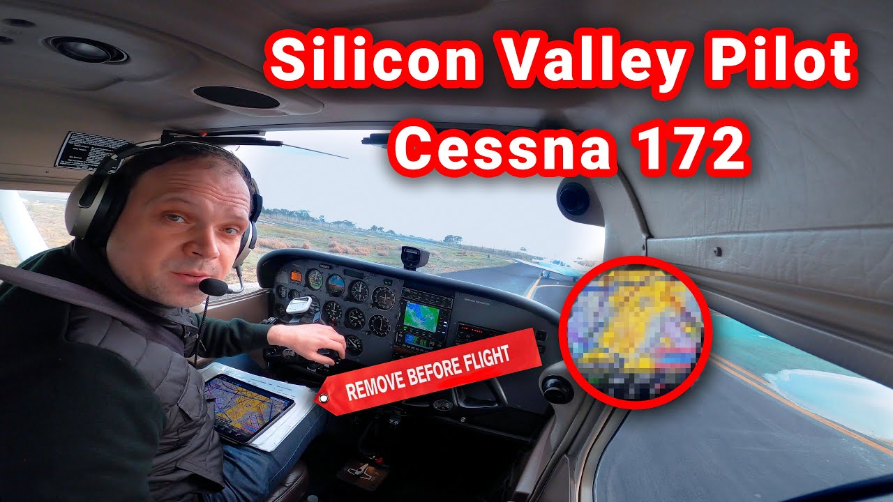 Silicon Valley VFR Pilot 4K In Cessna 172 KPAO