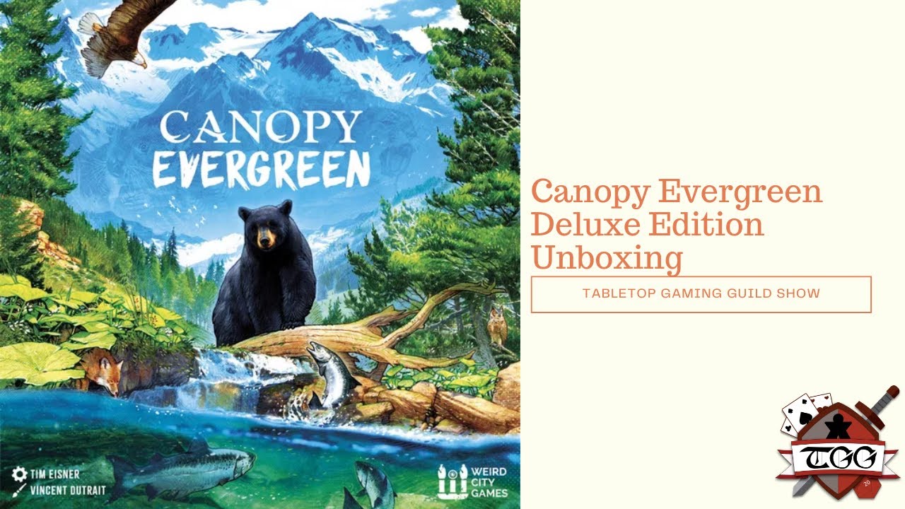 Canopy Evergreen Deluxe Edition Board Game Unboxing