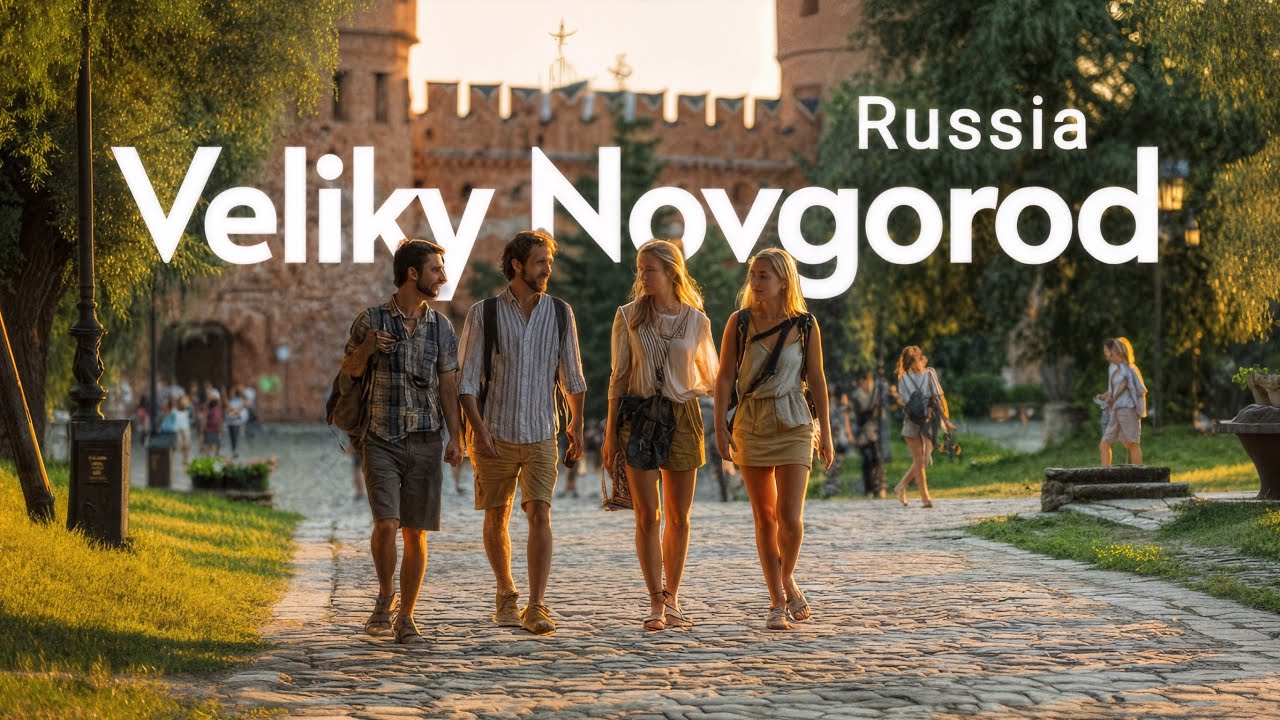 Господин Великий Новгород. Прогулка без слов по старинному русскому городу  [4K] /11 июля 2025/ 32°C