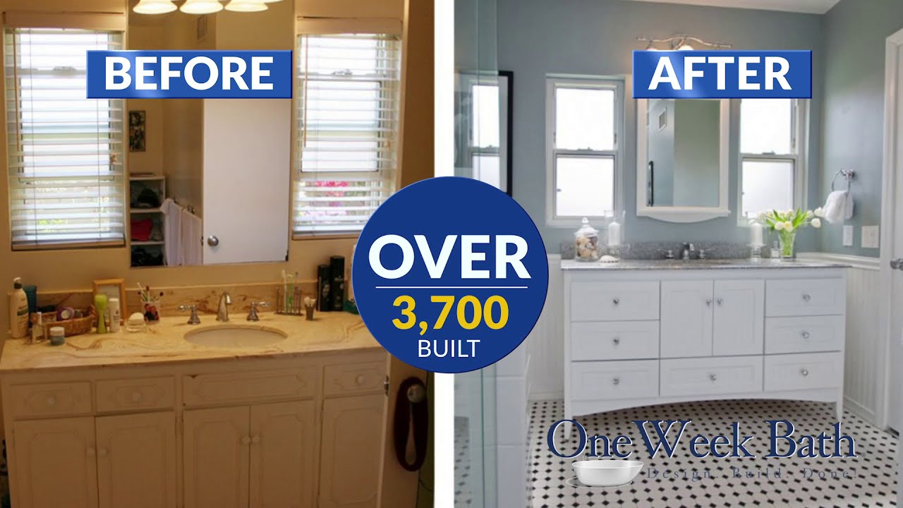 Bathroom Remodeling With Zero Interest Payments For A Year | One Week Bath