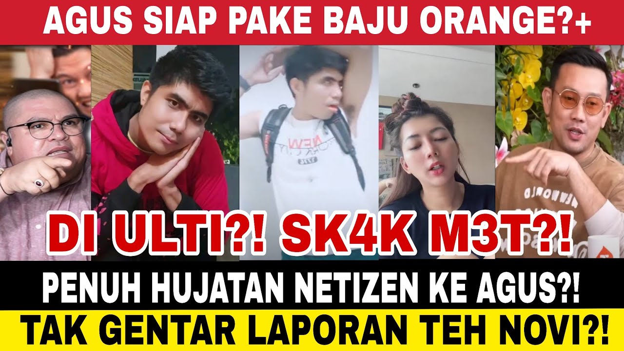 Agus salim siap pake baju orange?! Di laporkan teh novi densu, farhat abbas ngamuk reaction 