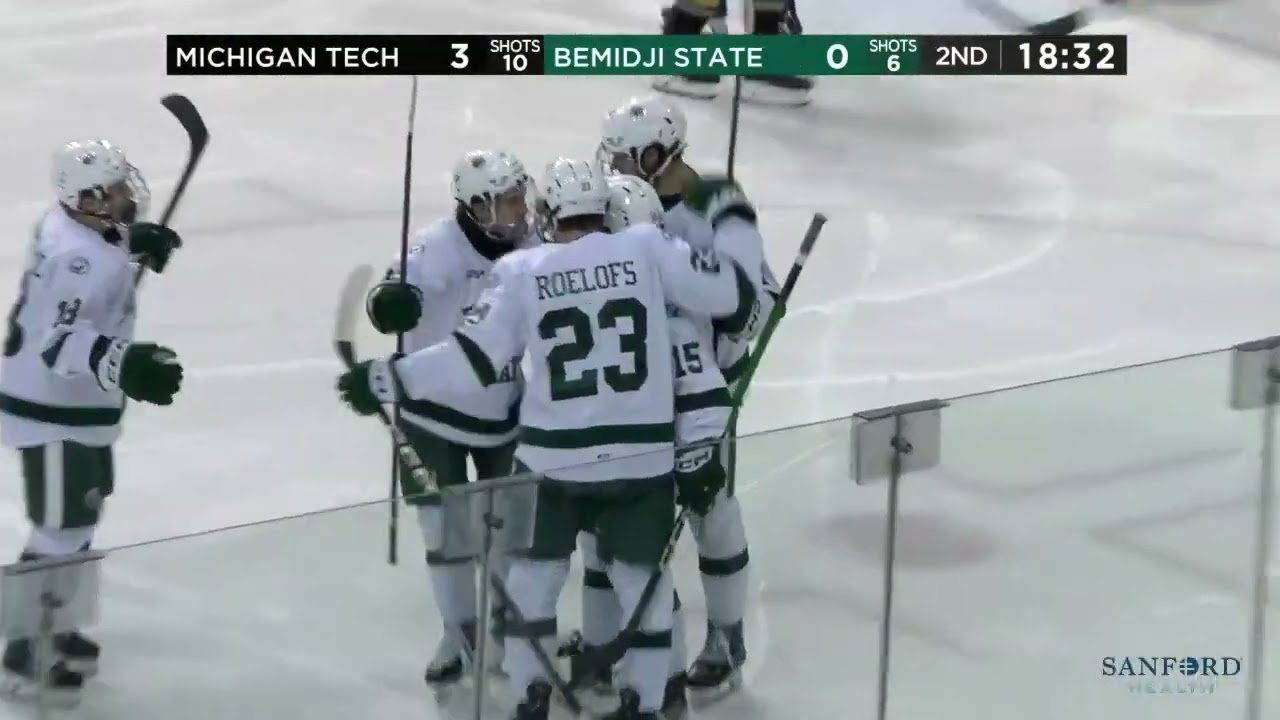 Bemidji State Men's Hockey Highlights vs Michigan Tech (Jan. 9, 2026)