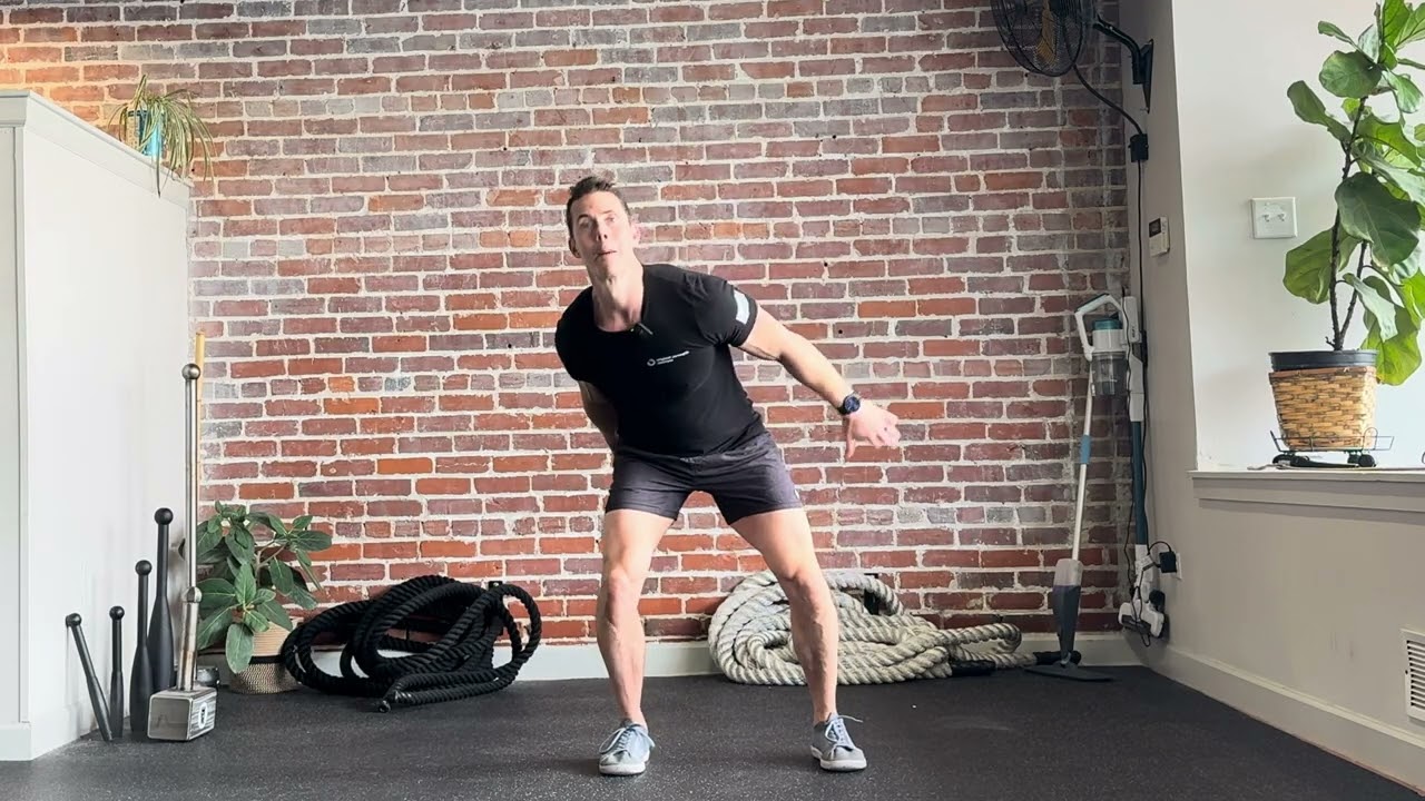 The Alternating One-legged Swing (Hand to Hand One-Legged Swing)