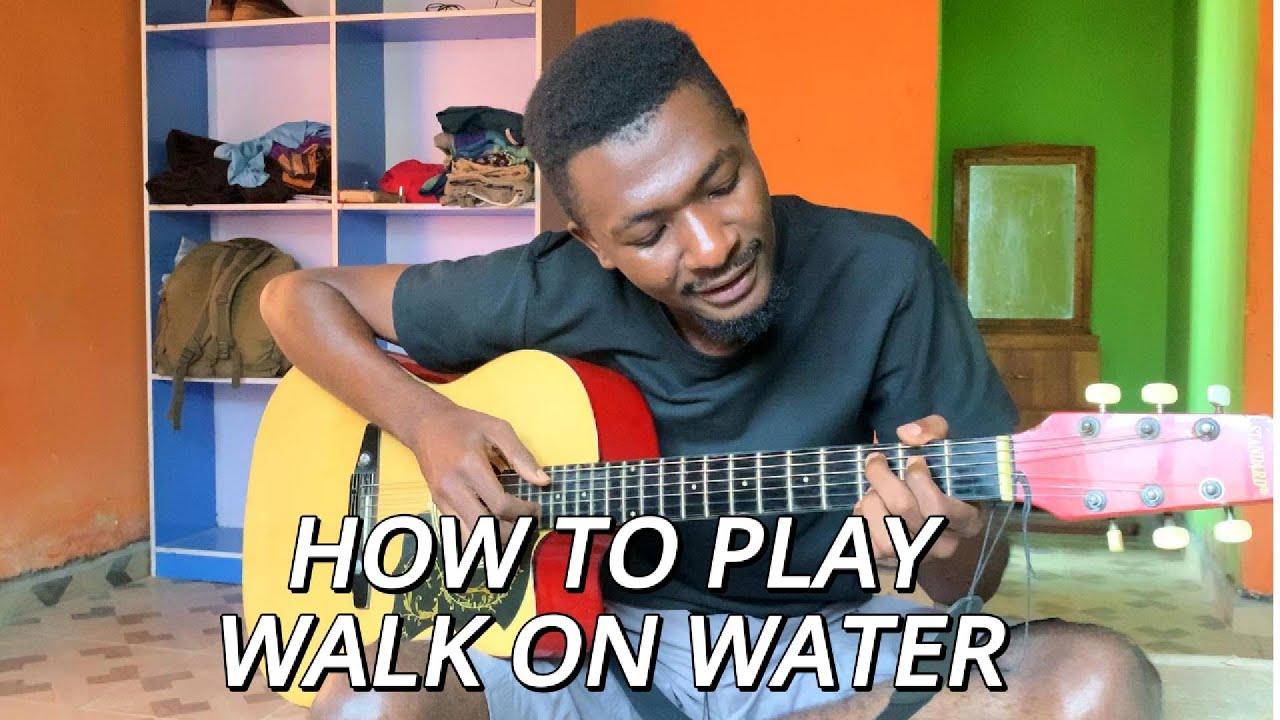 How to play Walk on water by Kaestrings -Acoustic guitar tutorial