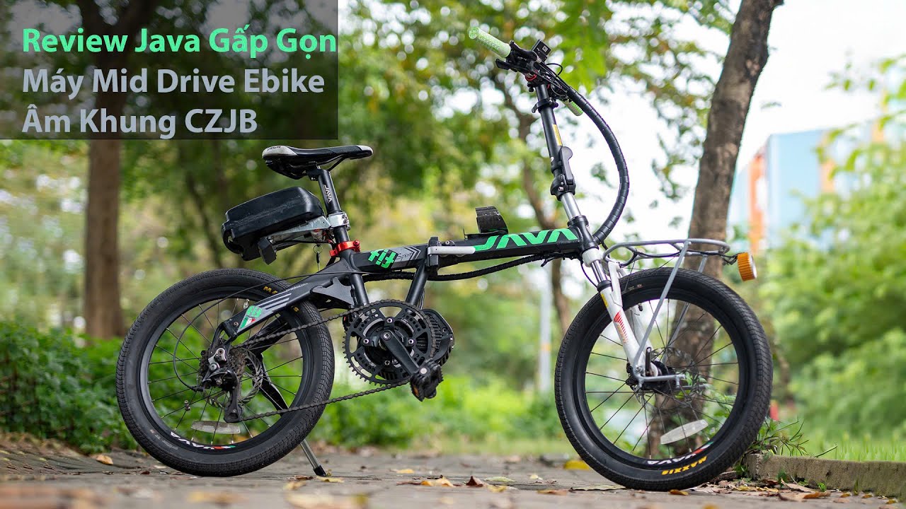 Review Java Gấp Gọn Máy Mid Drive Ebike Âm Khung CZJB 750W.#blueenergyvn #xedaptroluc