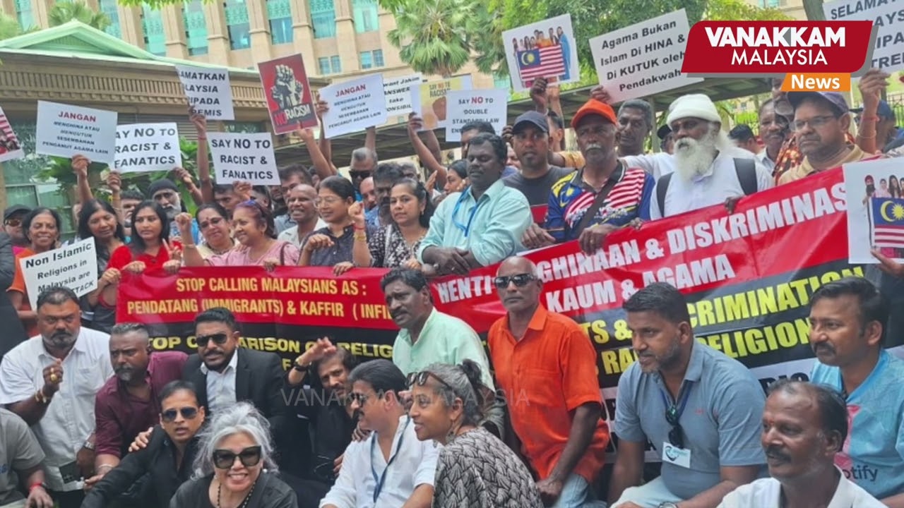 Over 200 gather outside PMO demanding firm action against racial and religious hate speech