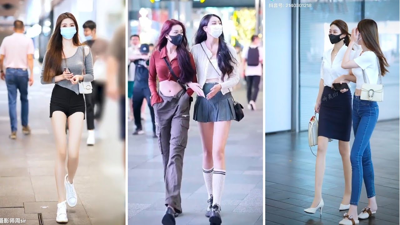 Chinese Girls Street Fashion [抖音] Style China