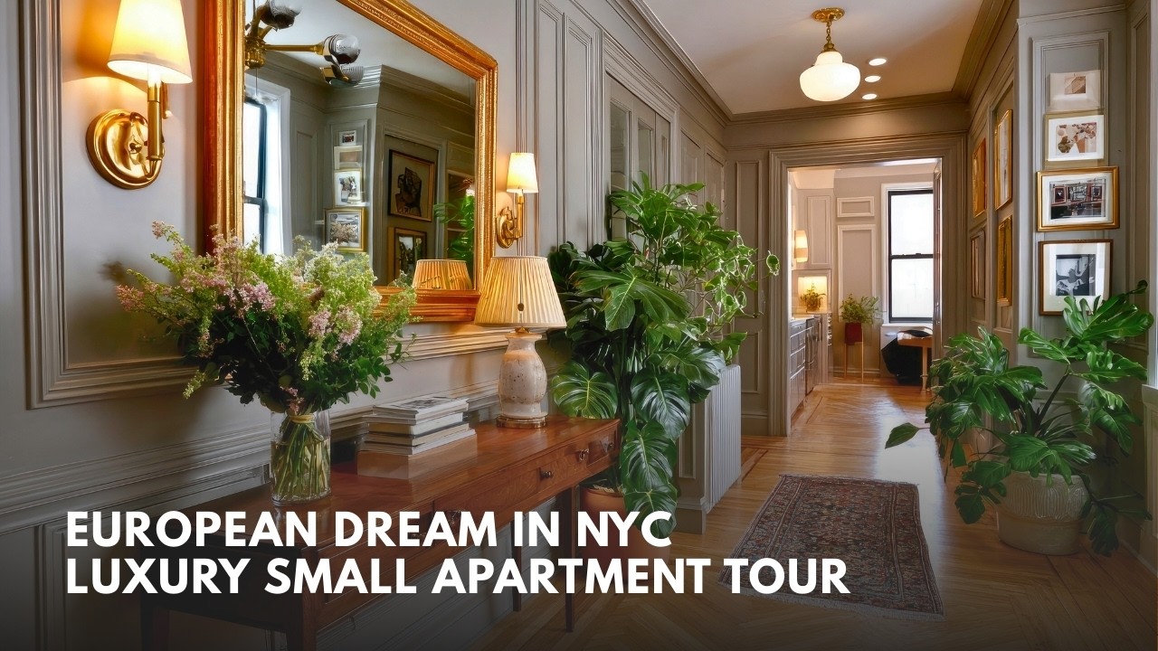 NYC APARTMENT TOUR  Inside a European Style Hideaway in the Heart of New York City