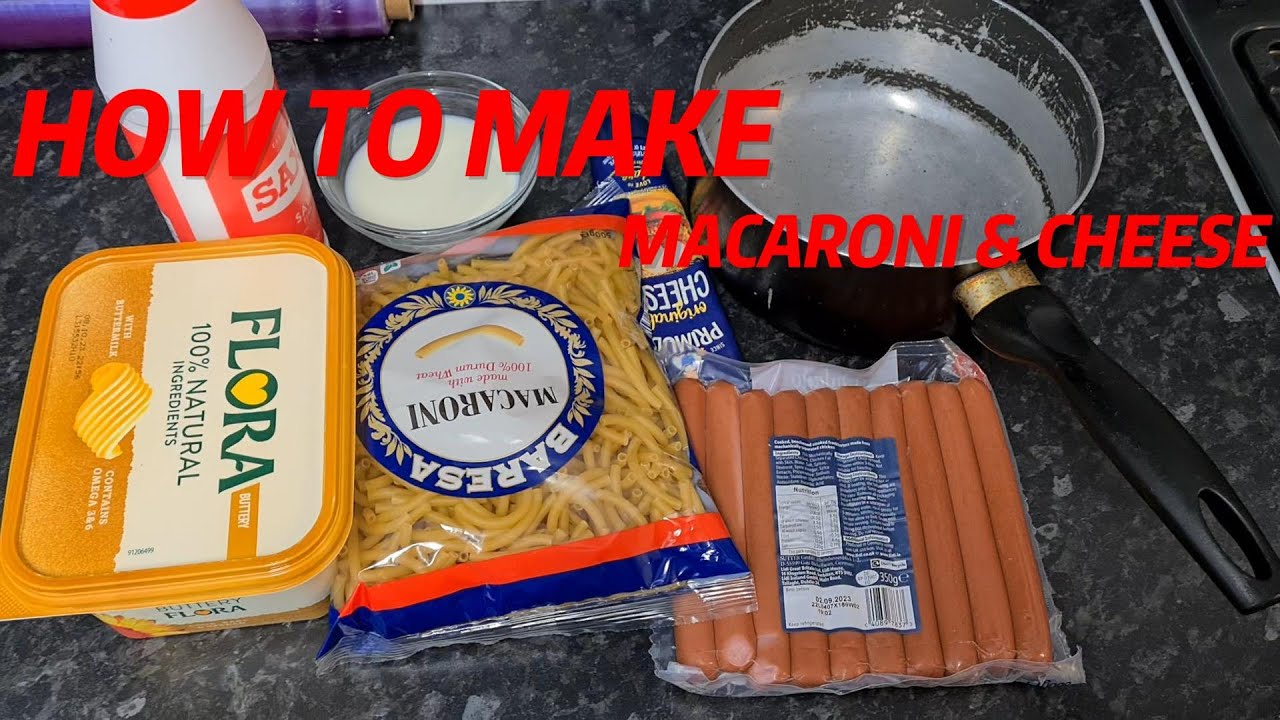 HOW TO MAKE MACARONI & CHEES/ KIDS FAVOURITE!!!!!!!!