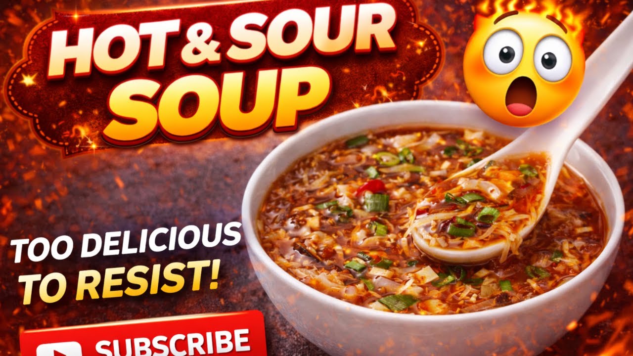 Hot & Sour Soup Recipe 🔥  Restaurant Style Soup at Home  Easy & Delicious