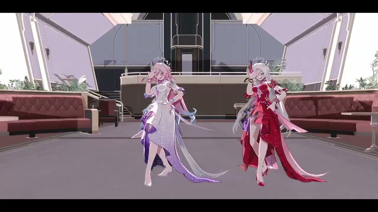 【崩壊：スターレイルHonkai Star Rail MMD】IRIS OUT【昔涟 Cyrene 铁墓 菲莉亚 Irontomb/Philia】