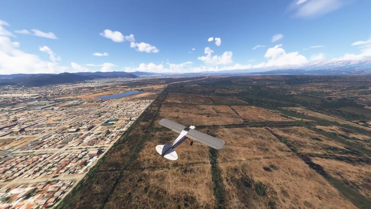 Carbon Cub NX landing at Salta airport Argentina MSFS 2024