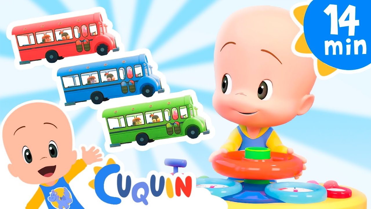Wheels on the Bus Color Song and other songs to dance to!