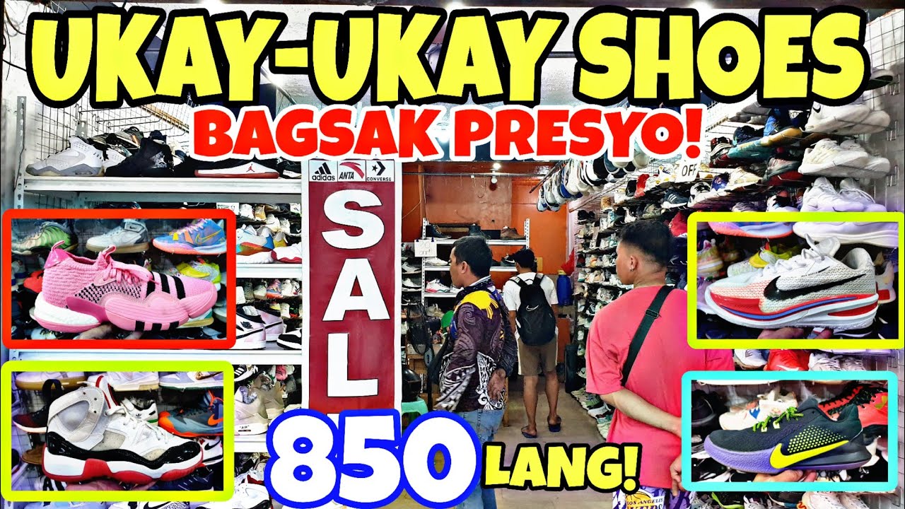 BAGSAK PRESYO UKAYAN SA TALIPAPA Q.C MAY TIG BELOW 1K NALANG | JORDAN | NIKE | ADIDAS AT IBA PA.