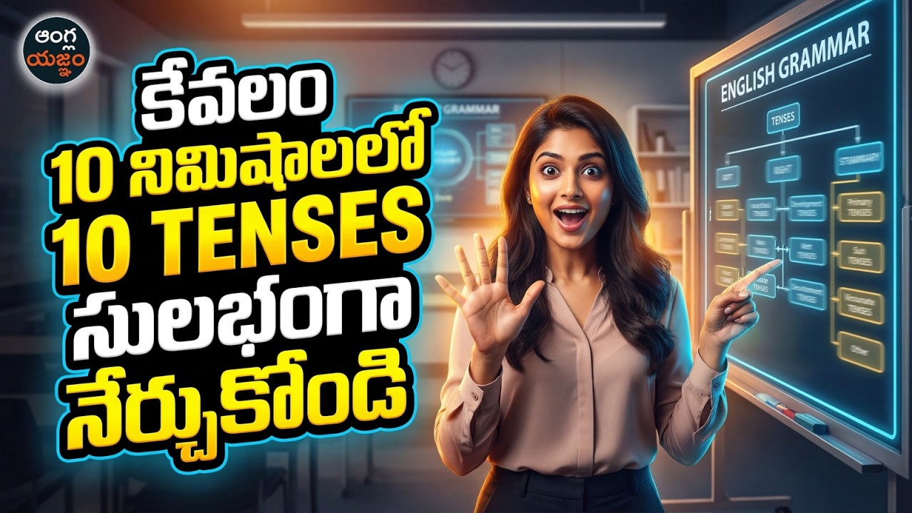 10 Tenses in 10 Minutes | Present, Past, Future | Simple, Continuous, Perfect |