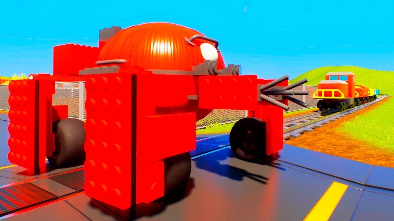 Can THIS Stop Color Lego Train - Brick Rigs Gameplay