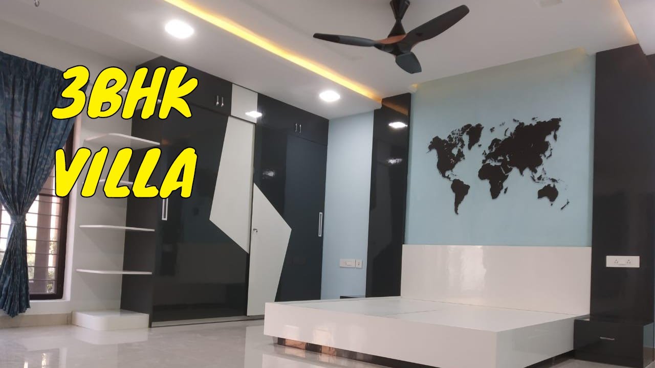3BHK Villa Modern Interior Design for  Casagrand Eternia | Woodlighters