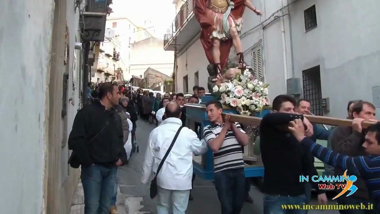 La processione della Madonna Annunziata e di San Michele Arcangelo - PATTI (ME) 07/04/2013