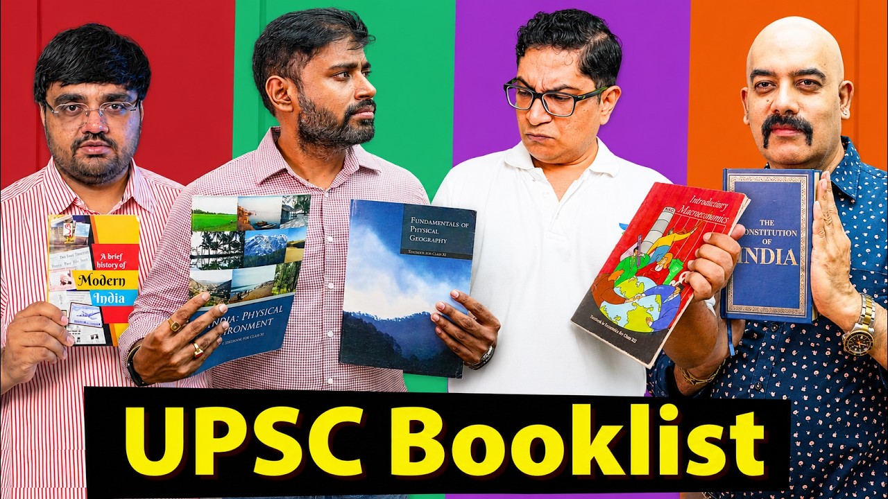 📚 UPSC Booklist for Beginners - The Final Video | Chapter-wise plan कौनसी किताबे पढ़े? क्या छोड़ दे?