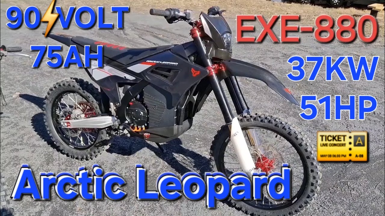 Arctic Leopard EXE-880 Electric Dirt Bike Motorcycle