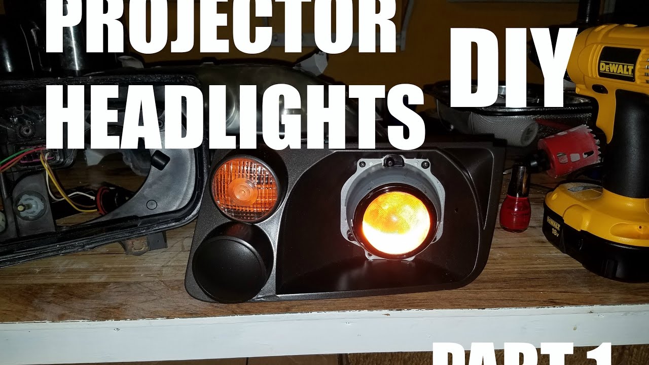 JETTA MK4 PROJECTOR HEADLIGHTS DIY  PART 1