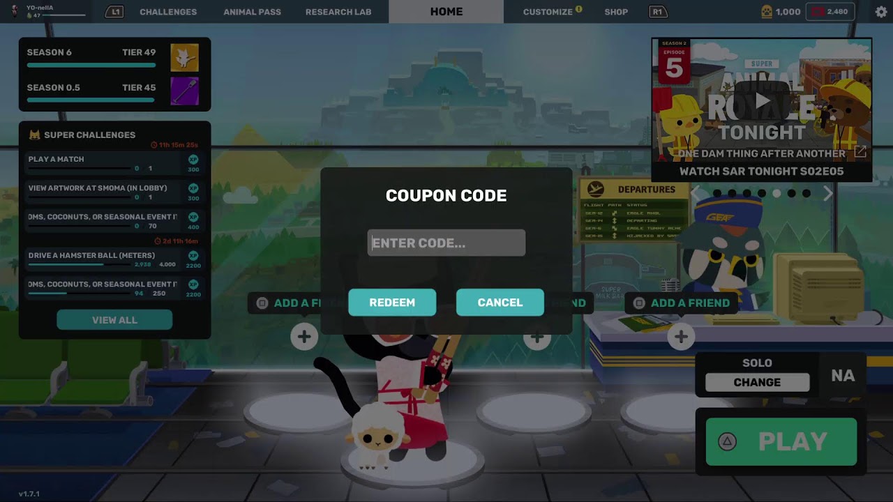 🔥CODES🔥 SUPER ANIMAL ROYALE