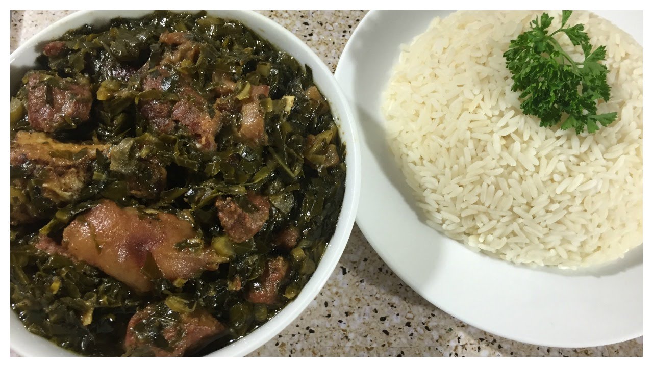 Collard Greens Liberian Style | Thanksgiving | IBeeTheChef