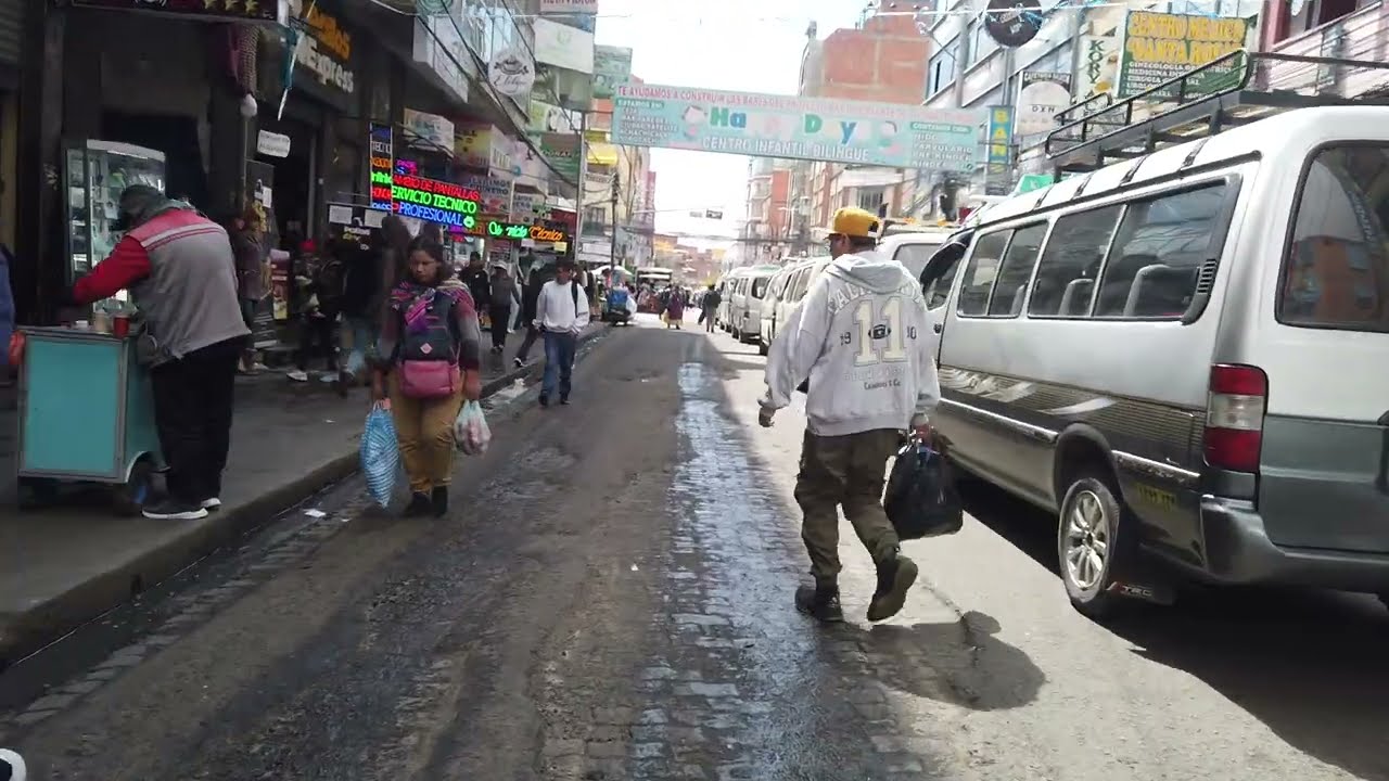 v #1.277 Caminando por La Ceja El Lugar Más Peligroso de La Ciudad de El Alto
