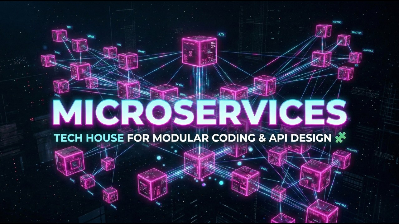 Microservices | Tech House for Modular Coding & API Design 🧩