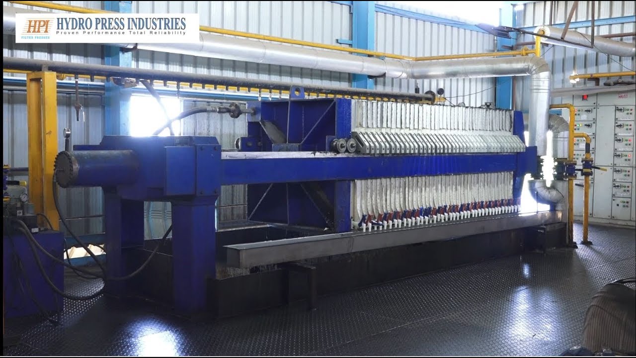 HYDRO PRESS INDUSTRIES ™ Semi automatic Membrane filter press for Palm Oil Fractionation