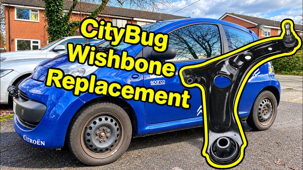 Citroen C1 Wishbone Replacement / Changing CityBug Lower Arm (Aygo/Peugeot 107)