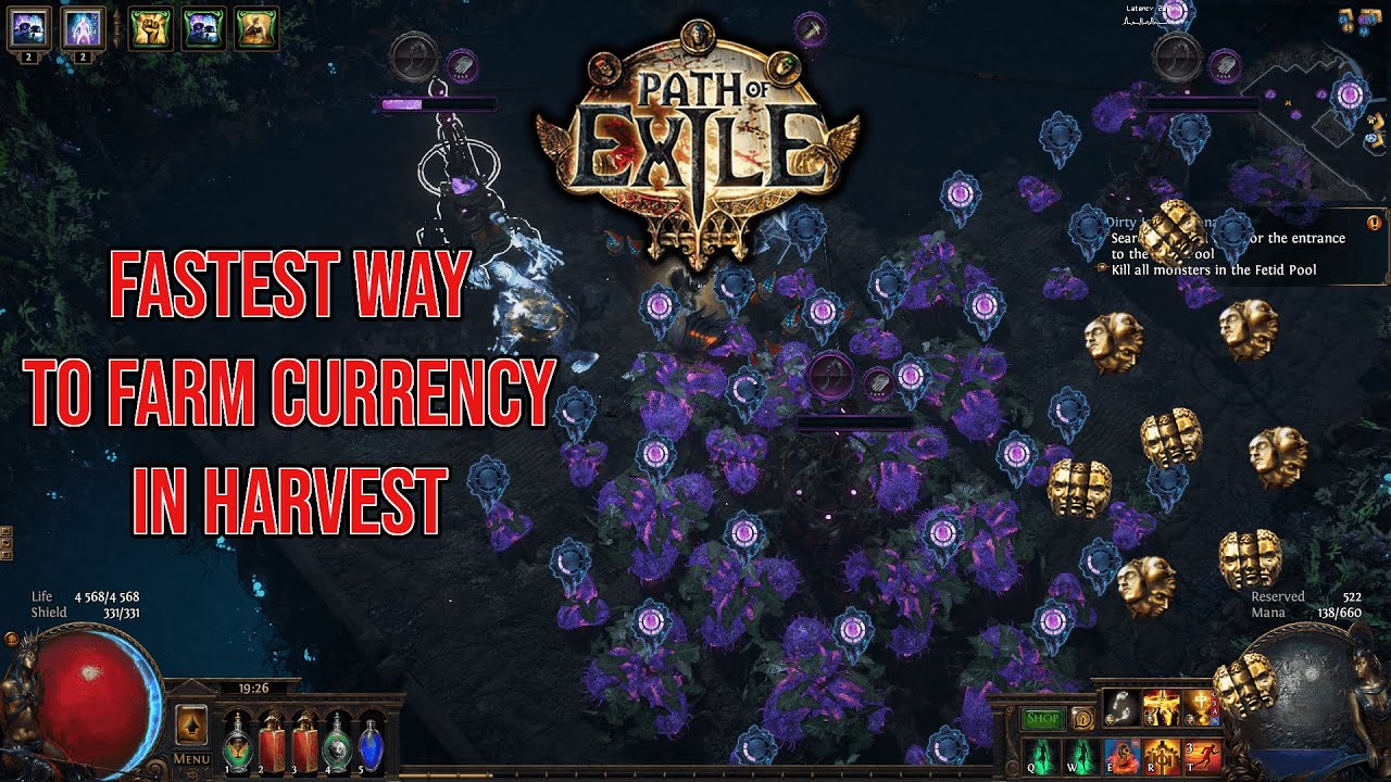 Fastest way to farm currency in Path of Exile Harvest